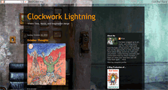 Desktop Screenshot of clockworklightning.blogspot.com