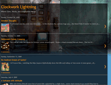 Tablet Screenshot of clockworklightning.blogspot.com