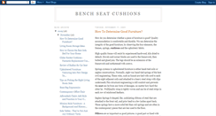 Desktop Screenshot of benchseatcushions.blogspot.com