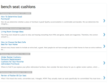 Tablet Screenshot of benchseatcushions.blogspot.com