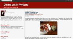 Desktop Screenshot of dininginpdx.blogspot.com