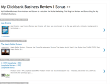 Tablet Screenshot of my-clickbank-business-blog.blogspot.com