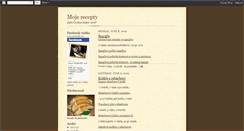 Desktop Screenshot of moje-recepty.blogspot.com