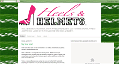 Desktop Screenshot of heelsnhelmets.blogspot.com