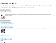 Tablet Screenshot of ebook-gratis-kirara.blogspot.com