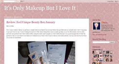 Desktop Screenshot of itsonlymakeupbutiloveit.blogspot.com