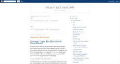 Desktop Screenshot of demo-recording.blogspot.com
