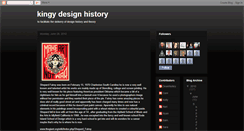 Desktop Screenshot of kingydesignhistory.blogspot.com