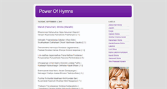 Desktop Screenshot of power-of-hymns.blogspot.com