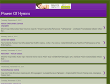 Tablet Screenshot of power-of-hymns.blogspot.com