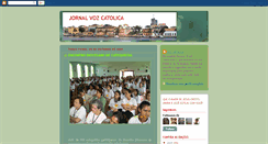 Desktop Screenshot of jornalvozcatolica.blogspot.com