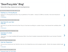 Tablet Screenshot of deantracyjobs.blogspot.com