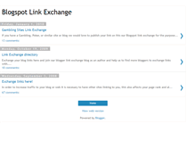 Tablet Screenshot of blogspotlinkexchange.blogspot.com
