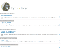 Tablet Screenshot of kyraoliversblog.blogspot.com