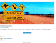 Tablet Screenshot of nathalieprince-down-under.blogspot.com