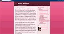 Desktop Screenshot of danielamejiarios.blogspot.com