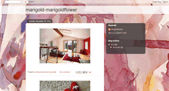 Desktop Screenshot of marigold-marigoldflower.blogspot.com