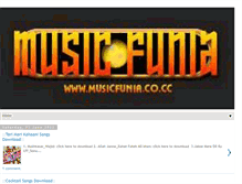 Tablet Screenshot of musicfunia.blogspot.com