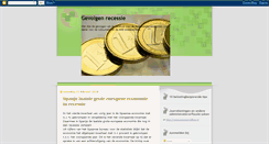 Desktop Screenshot of gevolgenrecessie.blogspot.com