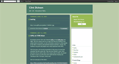 Desktop Screenshot of clintdickson.blogspot.com