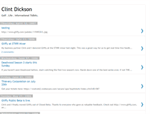 Tablet Screenshot of clintdickson.blogspot.com