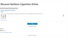 Tablet Screenshot of cheapcigarettestobacco.blogspot.com