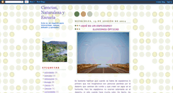 Desktop Screenshot of cienciasnaturalezayescuela.blogspot.com