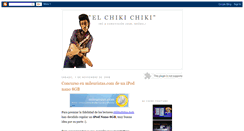 Desktop Screenshot of elchikichiki.blogspot.com
