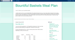 Desktop Screenshot of bbmealplan.blogspot.com