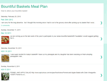 Tablet Screenshot of bbmealplan.blogspot.com