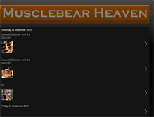 Tablet Screenshot of musclebearheaven.blogspot.com