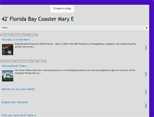 Tablet Screenshot of floridabaycoastermarye.blogspot.com