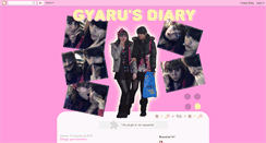 Desktop Screenshot of gyarusdiary.blogspot.com