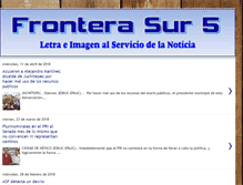 Tablet Screenshot of fronterasur5.blogspot.com
