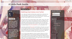 Desktop Screenshot of peekinside.blogspot.com