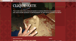 Desktop Screenshot of clique-arte.blogspot.com