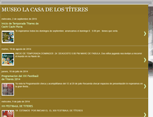 Tablet Screenshot of museolacasadelostiteres.blogspot.com