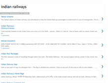 Tablet Screenshot of indianrailvays.blogspot.com
