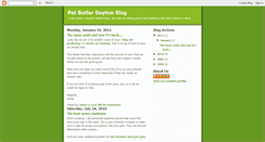 Desktop Screenshot of petbutlerdayton.blogspot.com