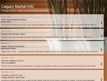 Tablet Screenshot of calgarymarketinfo.blogspot.com