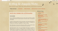 Desktop Screenshot of joaquinnieto.blogspot.com