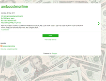 Tablet Screenshot of amboosteronline.blogspot.com