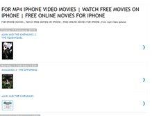Tablet Screenshot of foriphonemovies.blogspot.com