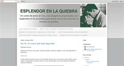 Desktop Screenshot of esplendorenlaquiebra.blogspot.com