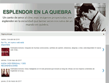 Tablet Screenshot of esplendorenlaquiebra.blogspot.com