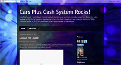 Desktop Screenshot of carspluscashsystemrocks.blogspot.com