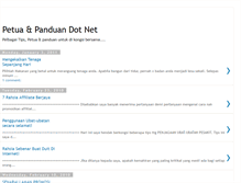 Tablet Screenshot of petua-panduan.blogspot.com
