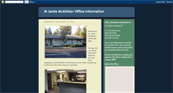 Desktop Screenshot of mjmcallister.blogspot.com