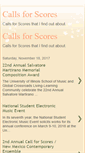 Mobile Screenshot of call4scores.blogspot.com