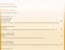 Tablet Screenshot of call4scores.blogspot.com